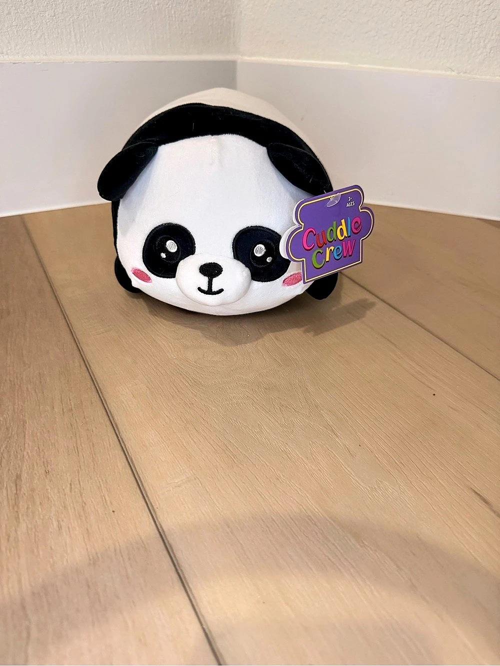 Cuddle Crew Panda Plush Stuffed Animal NWT Black White Kawaii Pillow